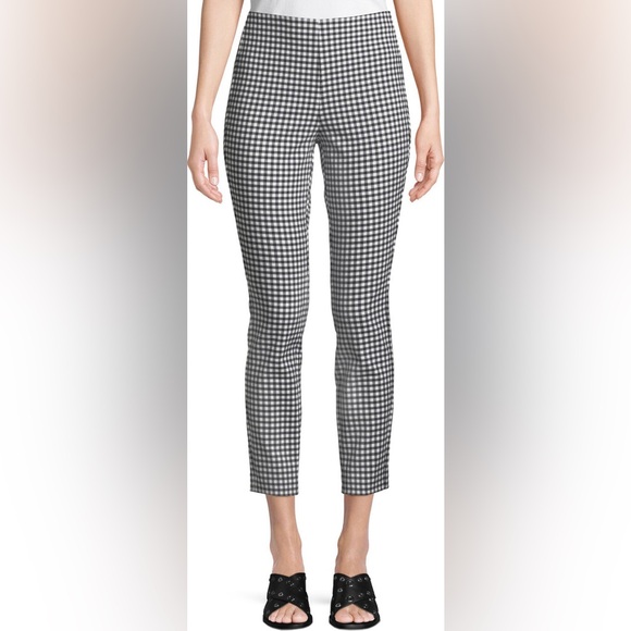 rag & bone Pants - rag & bone Gingham Stretch Skinny Pants